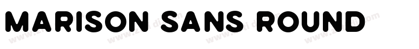 marison sans round字体转换